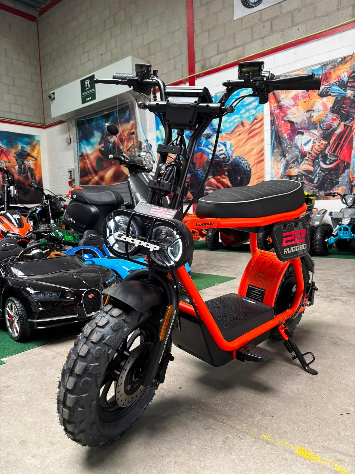 ‼️Nieuw‼️ Coopop 22 Rugged E-Cruiser E-Scooter IN 5 KLEUREN!, Fietsen en Brommers, Maximaal 45 km/u, Elektrisch, Nieuw, Ophalen of Verzenden