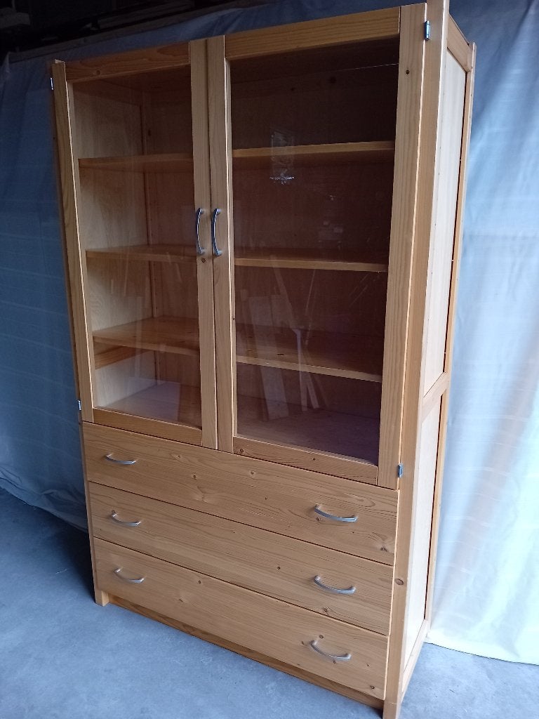Lundia wandkast, 168x104x40., Ophalen, Gebruikt