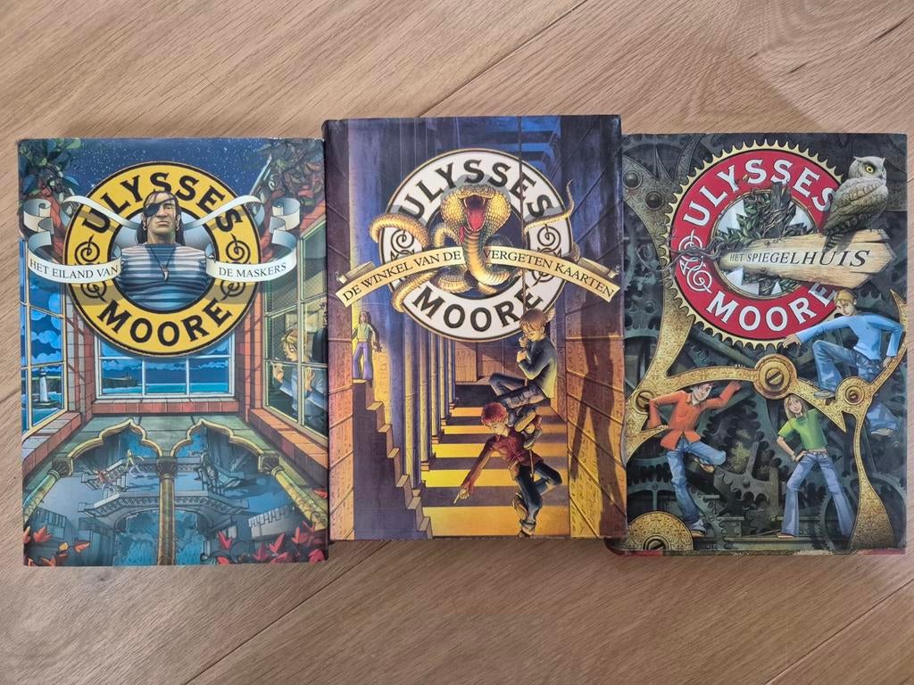 Ulysses Moore Boeken - Harde Kaft Set (3 delen), Ophalen of Verzenden, Gelezen, Pierdomenico Baccalario, Nederland