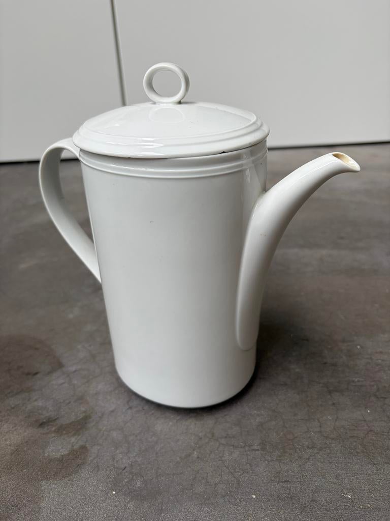 Tirschenreuth Bavaria Venezia Theepot - Wit Porselein, Ophalen of Verzenden, Zo goed als nieuw, Porselein, Overige typen