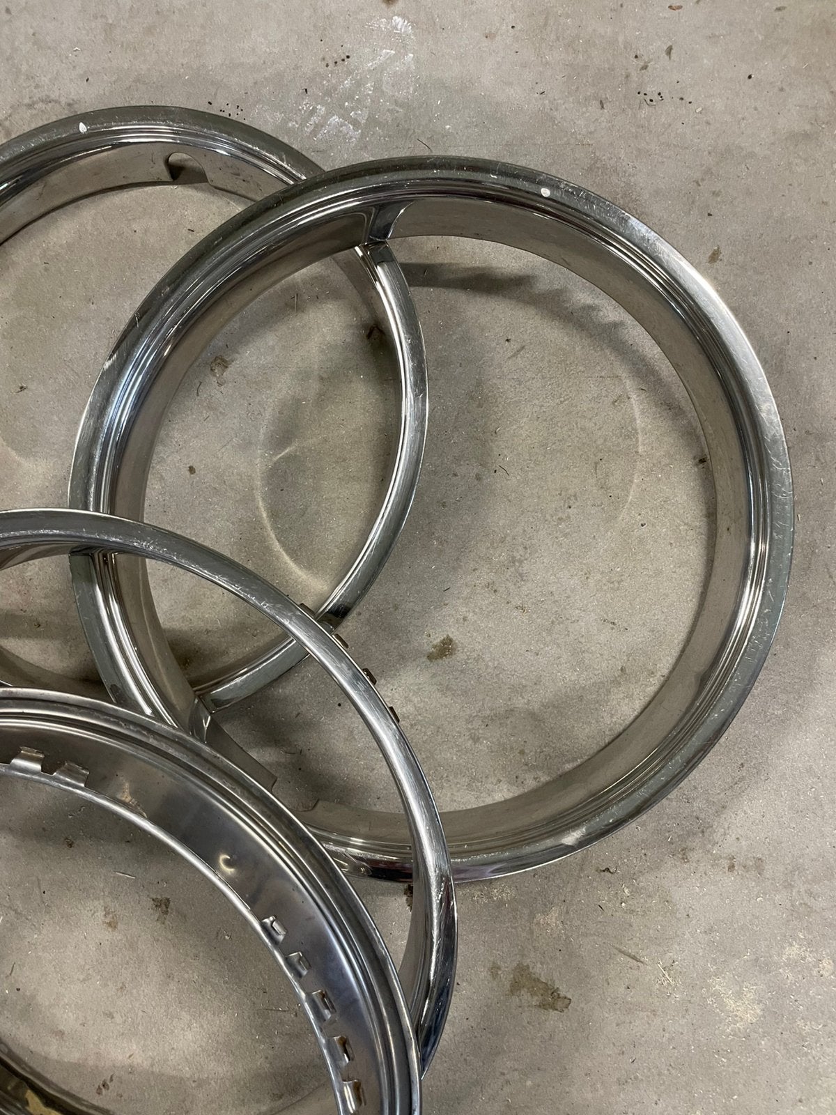 Chrome velgringen VW T3, Ophalen of Verzenden, Gebruikt