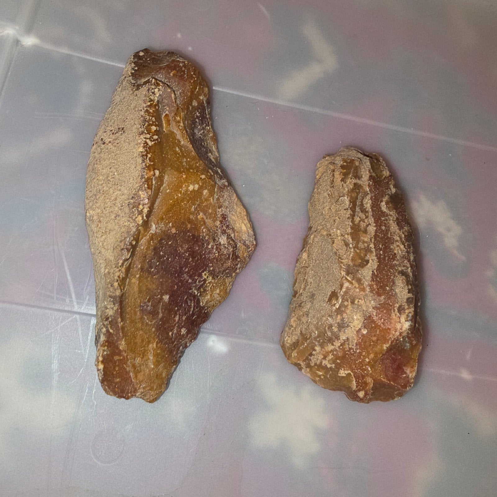 Oude Neanderthaler werktuigen - Authentieke verzameling, Ophalen of Verzenden, Gebruikt