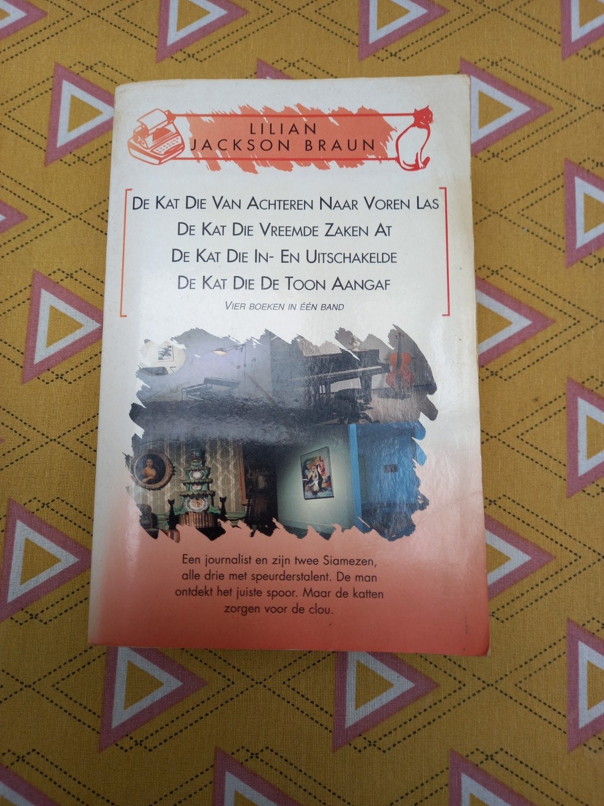 De kat die vreemde zaken at eva van Lilian Jackson Braun., Boeken, Thrillers, Ophalen of Verzenden, Gelezen, Lilian Jackson Braun