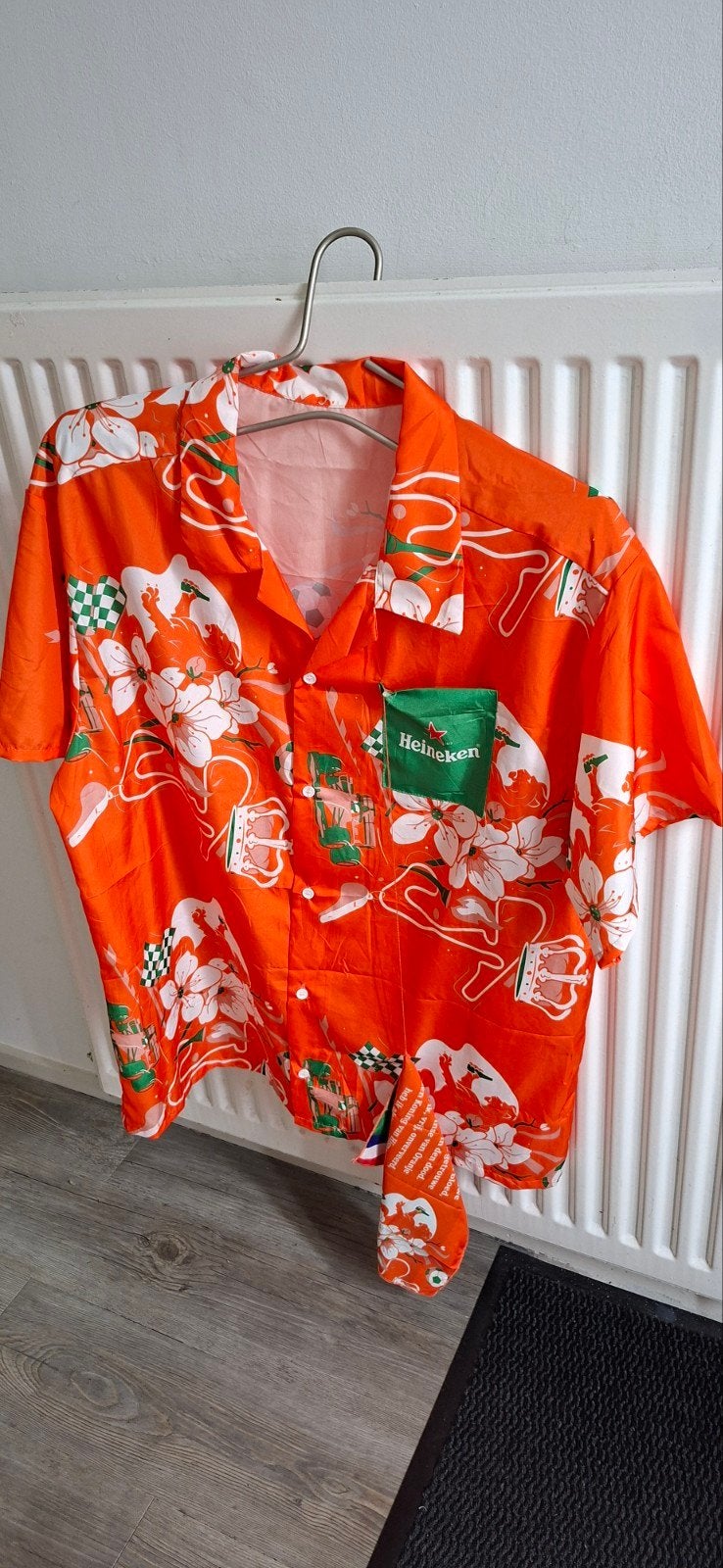 Heineken Oranje WK Shirt L/XL Biertje, nieuw, Kleding | Heren, Ophalen of Verzenden, Zo goed als nieuw, Heineken