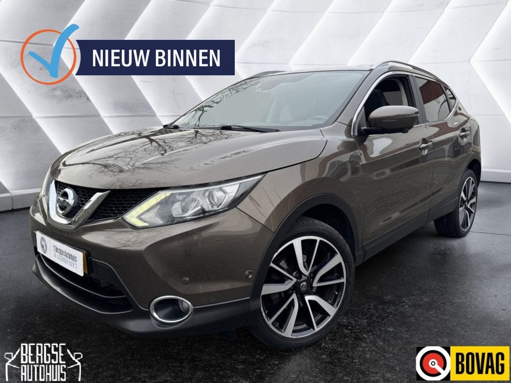 Nissan QASHQAI 1.2 Tekna 360 camera Cruise Pdc Keyless, Auto's, Automaat, Dealer onderhouden, Gebruikt, 4 cilinders