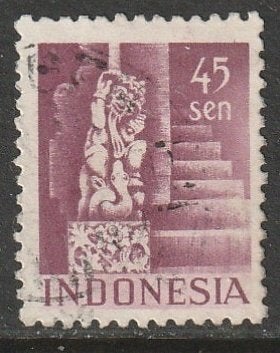 Ned.Indië 1949 379A Gebouw 45s, Gest, Ophalen of Verzenden, Gestempeld, Nederlands-Indië