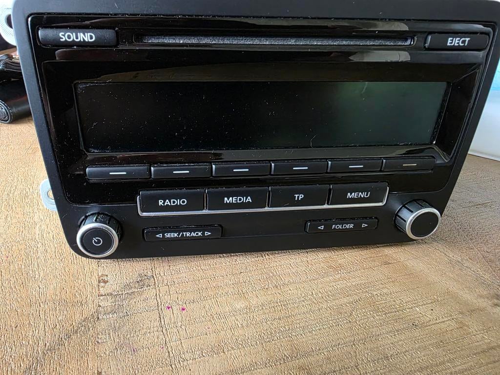Originele Volkswagen Golf 6 RCD310 Autoradio, Ophalen, Gebruikt