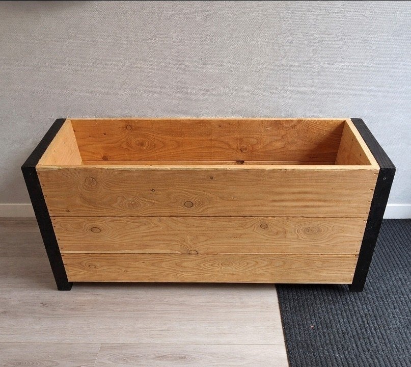 bloembak plantenbak voor buiten
van douglas hout, 2 stuks, Tuin en Terras, Bloempotten, Overige materialen, Nieuw, Rechthoekig