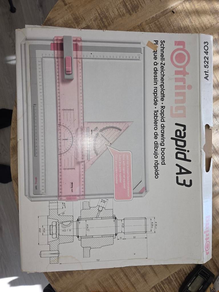 Rotring Rapid A3 Tekenbord, Doe-het-zelf en Verbouw, Tekentafels, Ophalen of Verzenden, Zo goed als nieuw, Minder dan 130 cm