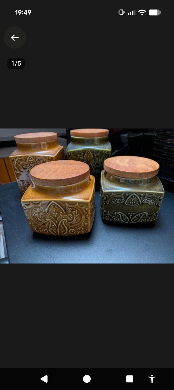 Vintage Celtic Ceramics Voorraadpotten Set - Jaren '70, Ophalen of Verzenden