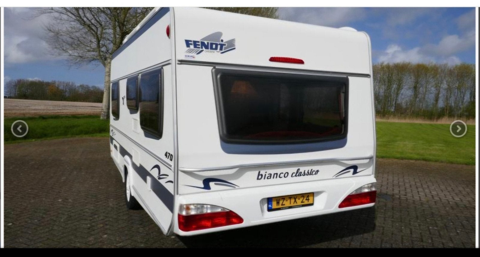 Prachtige Fendt 470 (2008)  Mover, Voortent, Caravans en Kamperen, Frans bed, Particulier, Fendt, 5 tot 6 meter