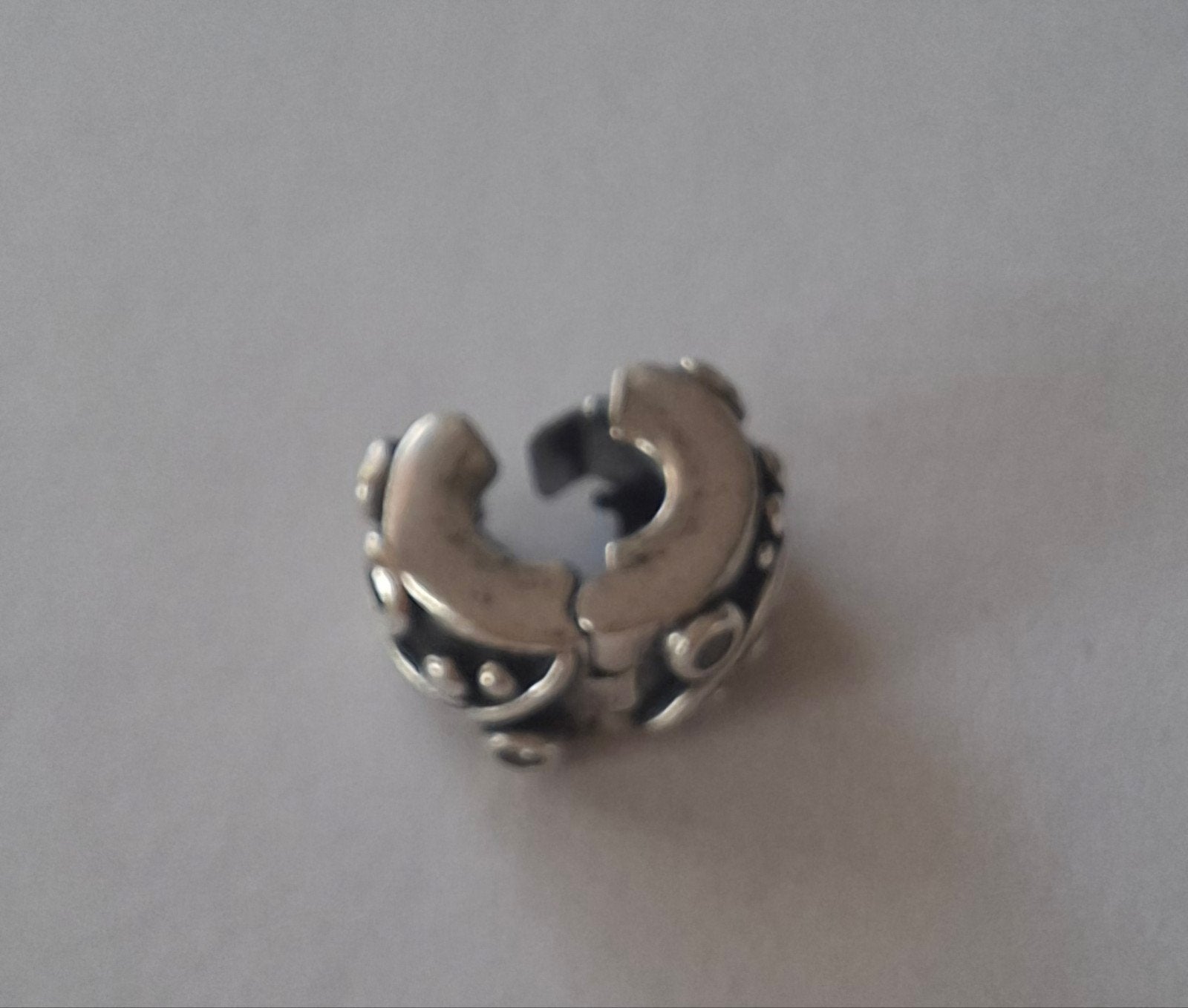 Pandora bedel clip/stopper, Sieraden, Tassen en Uiterlijk, Bedels, Pandora, Ophalen of Verzenden, Zo goed als nieuw, 1 bedel