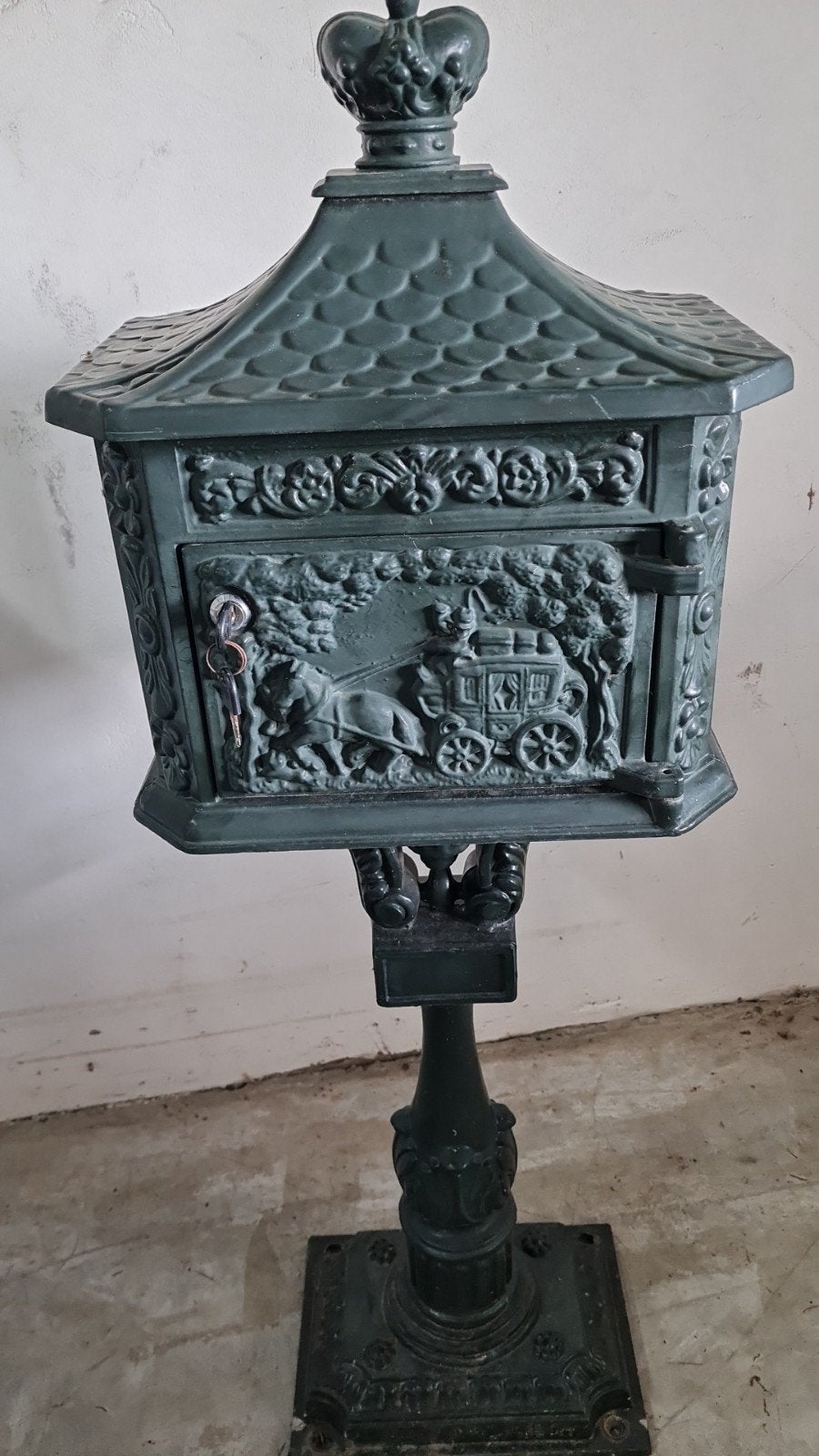 mooie brievenbus van gietijzer prijs 125.00, Ophalen of Verzenden, IJzer