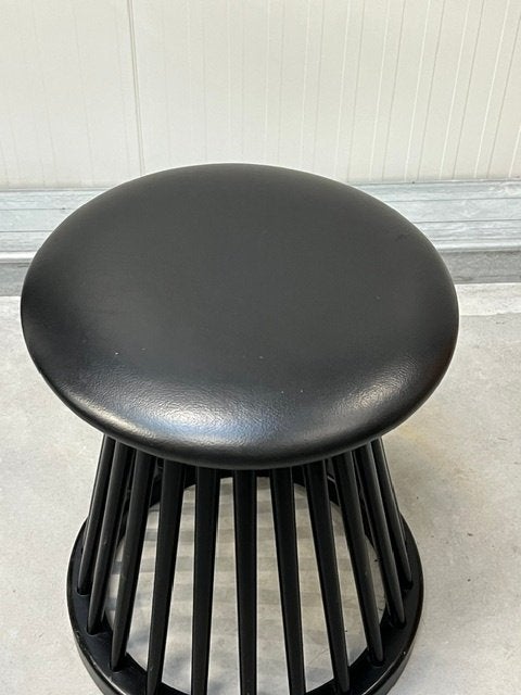 Fan kruk 3x Tom Dixon design krukken zwart stool prijs p/st, Gebruikt, ., Ophalen of Verzenden, .