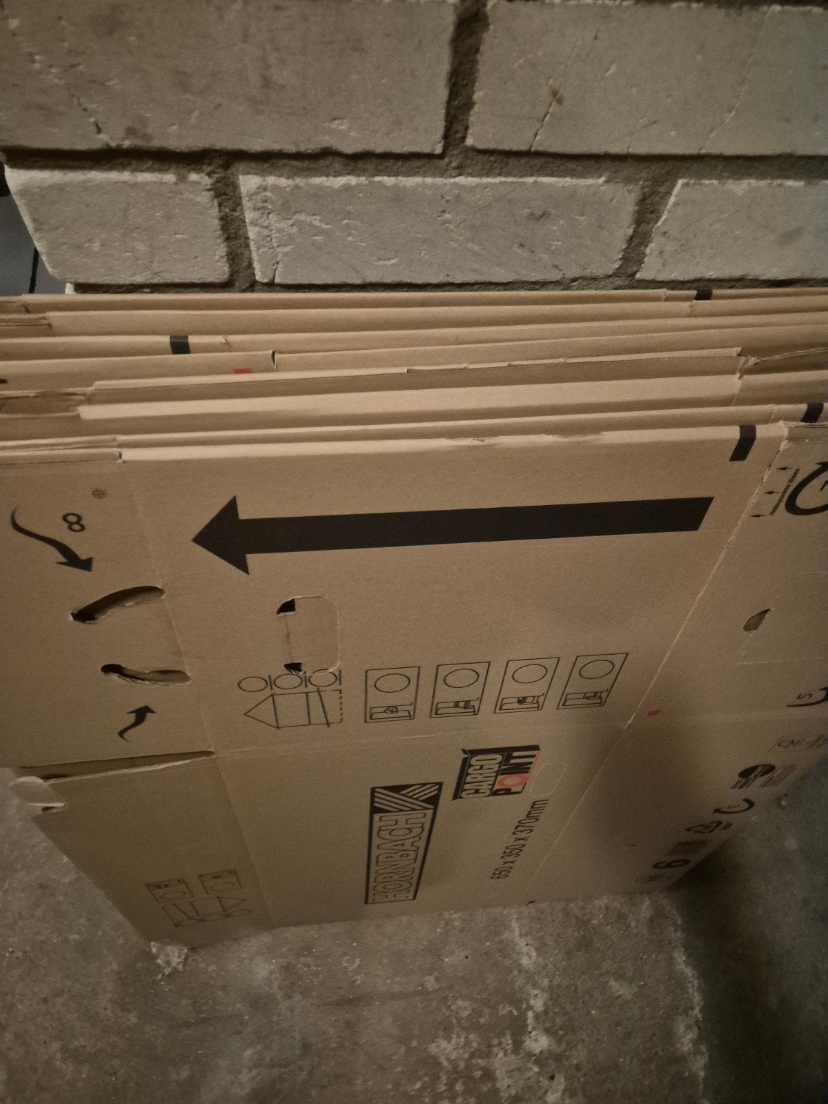Verhuisdozen - Move Box Solid & Hornbach (Gebruikt), Ophalen, Opvouwbaar, 50 tot 75 cm, 35 tot 50 cm