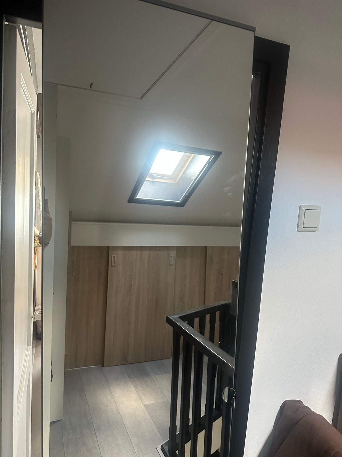 3 stuks IKEA PAX ÅHEIM Deur Spiegelglas 195x50cm, Ophalen, Minder dan 50 cm, Gebruikt, Glas