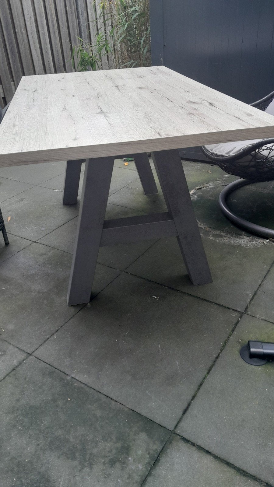 eetafel, Huis en Inrichting, Ophalen, Zo goed als nieuw, Rechthoekig, 50 tot 100 cm
