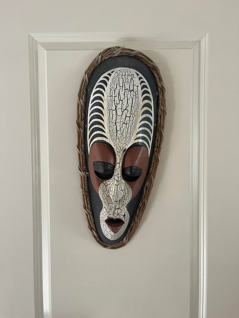 Afrikaanse kunst/woon accessoire vintage, Ophalen of Verzenden, Zo goed als nieuw