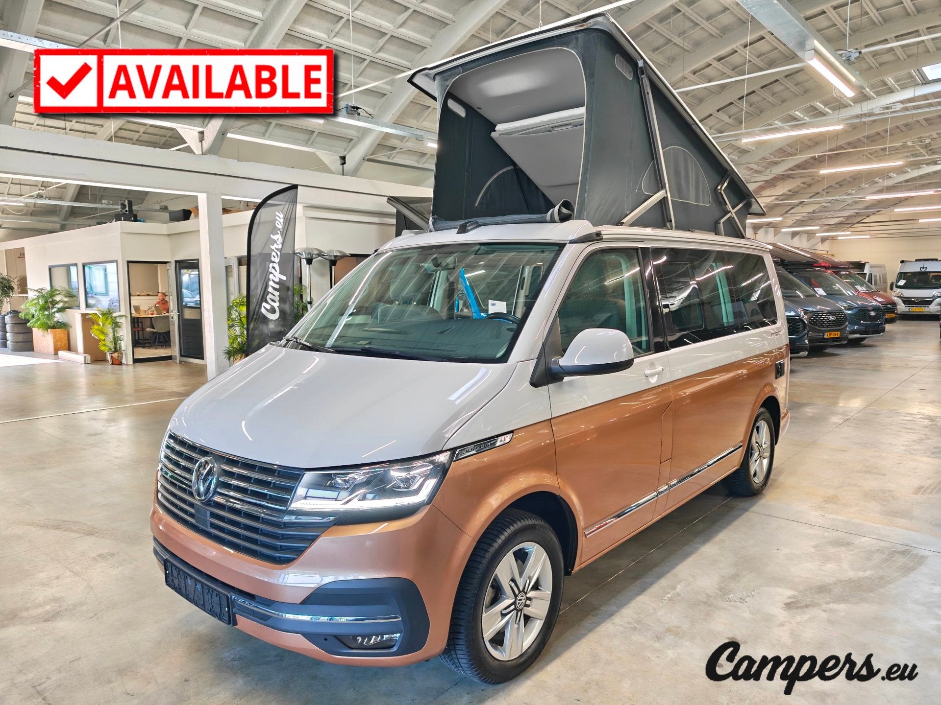 Volkswagen California Ocean VW T6.1 150PK DSG, Automaat, Buscamper of Camperbus, Volkswagen, Elektrische ramen