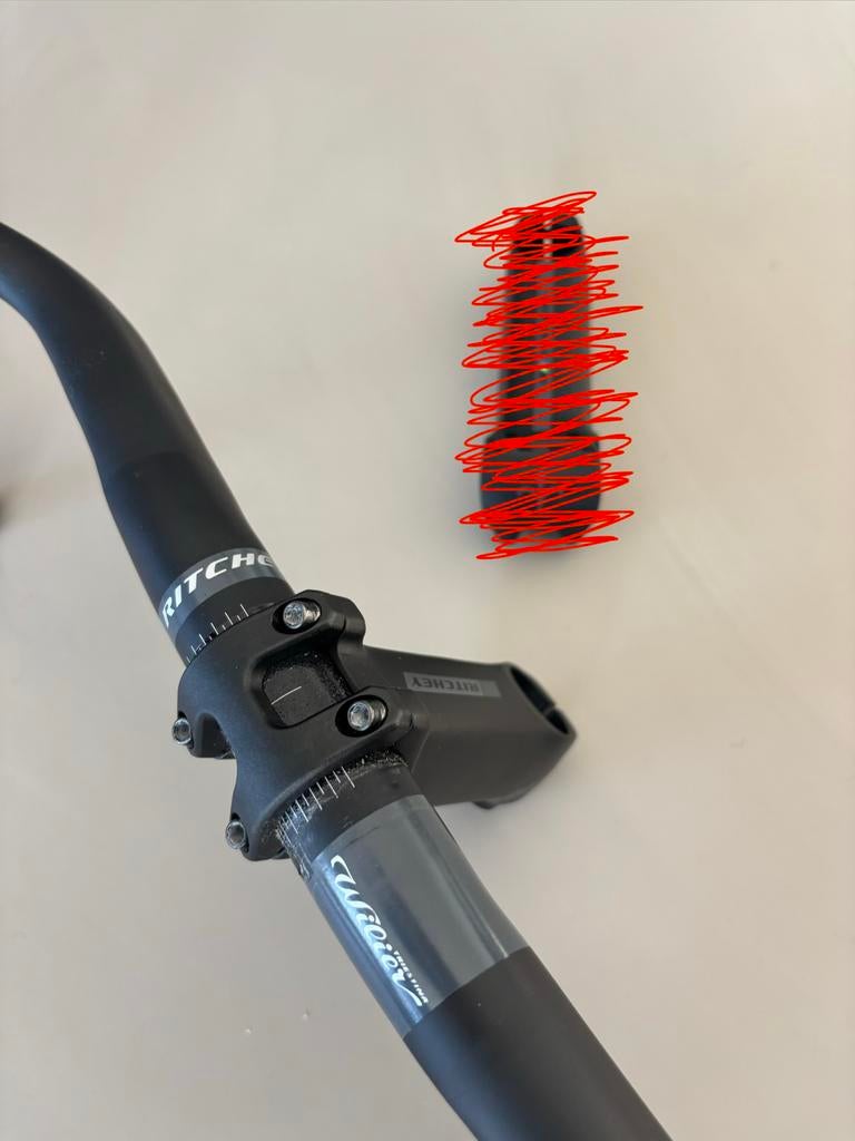 Wilier Barra SL stuurbocht & Stemma SL stuurpen (110mm), Stuur, Ophalen of Verzenden, Zo goed als nieuw, Aluminium