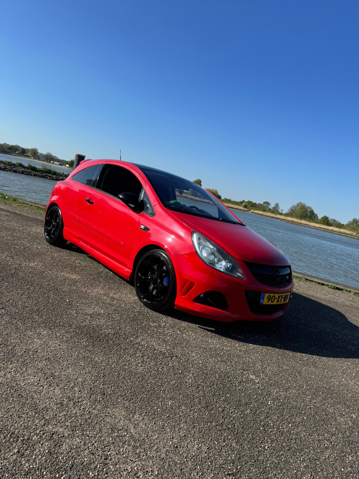 **opel corsa d opc 1.6 turbo (192 pk)- Gereviseerde motor!**, Auto's, Opel, Particulier, Rood, 5 stoelen, 192 pk