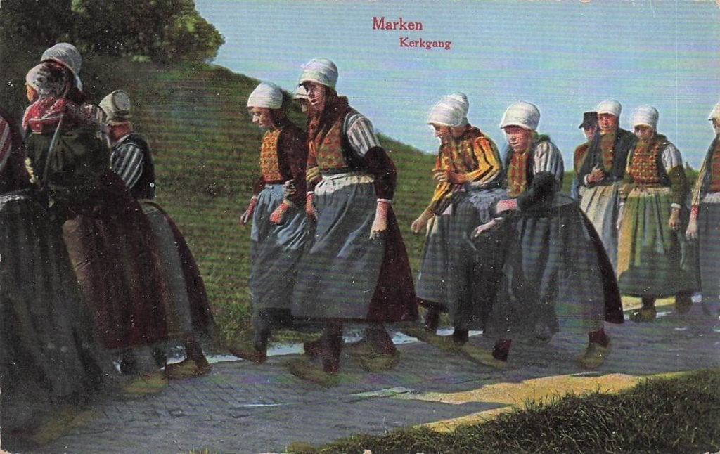 702-486-019 Marken Kerkgang, Verzenden, Voor 1920, Noord-Holland