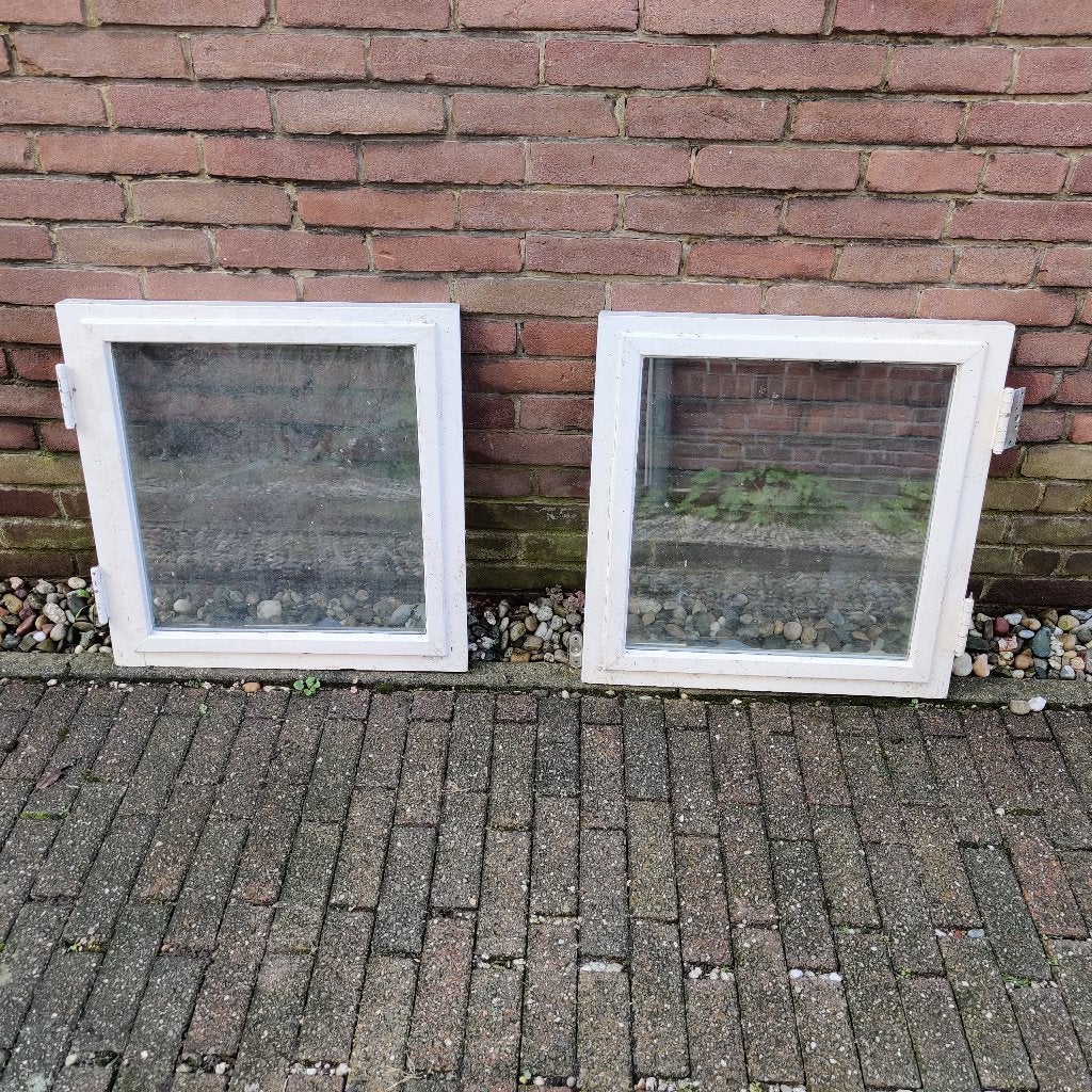 2 ramen, Ophalen, Gevelraam of Ruit, Gebruikt, Minder dan 80 cm