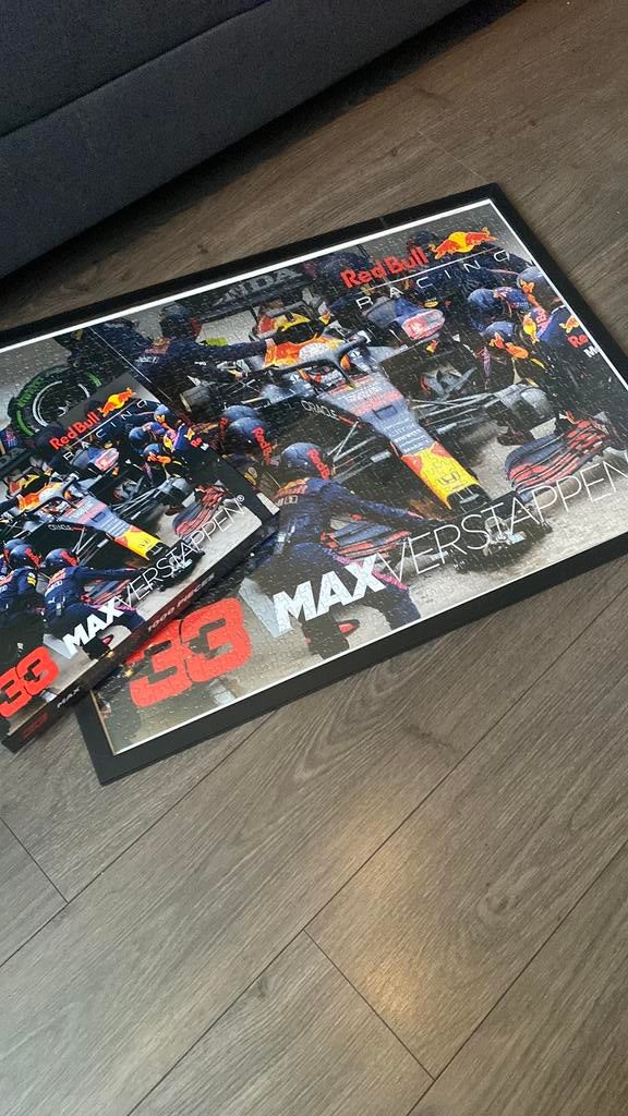 Max Verstappen puzzel 1000 stukjes, G1, Ophalen of Verzenden, Zo goed als nieuw