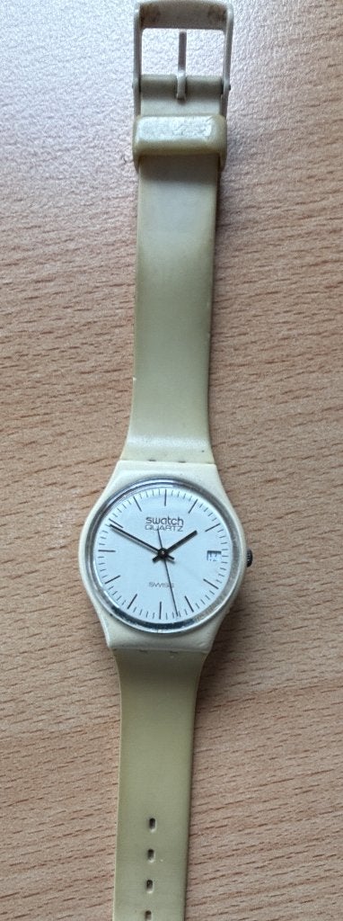 Swatch horloge, Kunststof, Gebruikt, Polshorloge, Ophalen of Verzenden