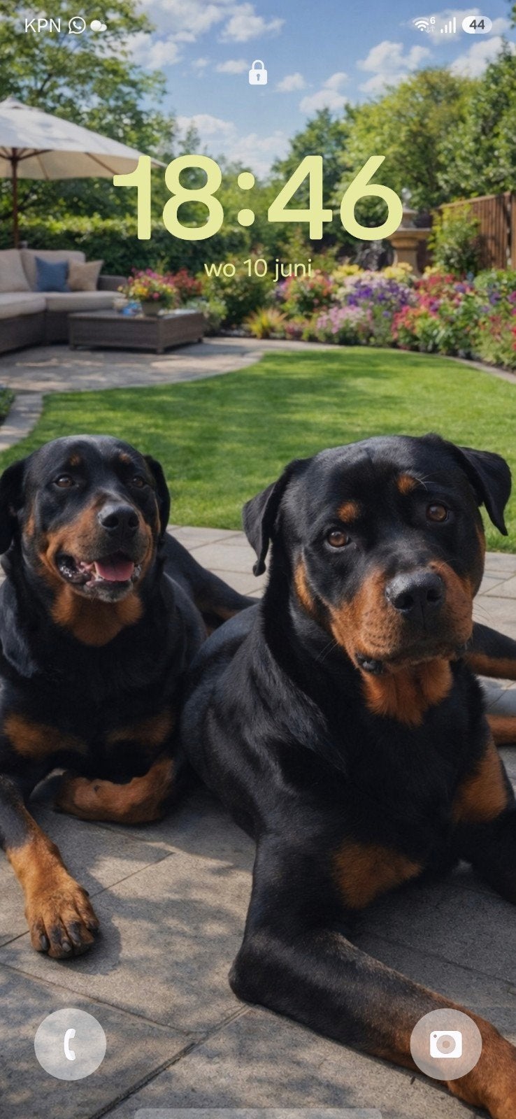 rottweiler zoekt forever home, Reu, 1 tot 2 jaar, Eén hond, Middel