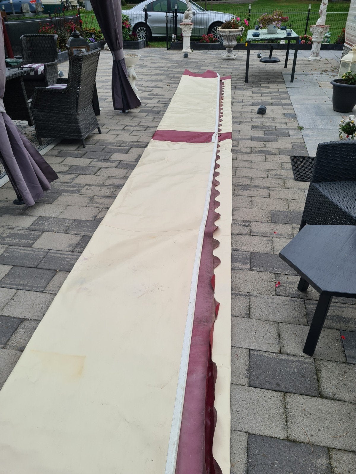 Te koop wintervoortent, Ophalen