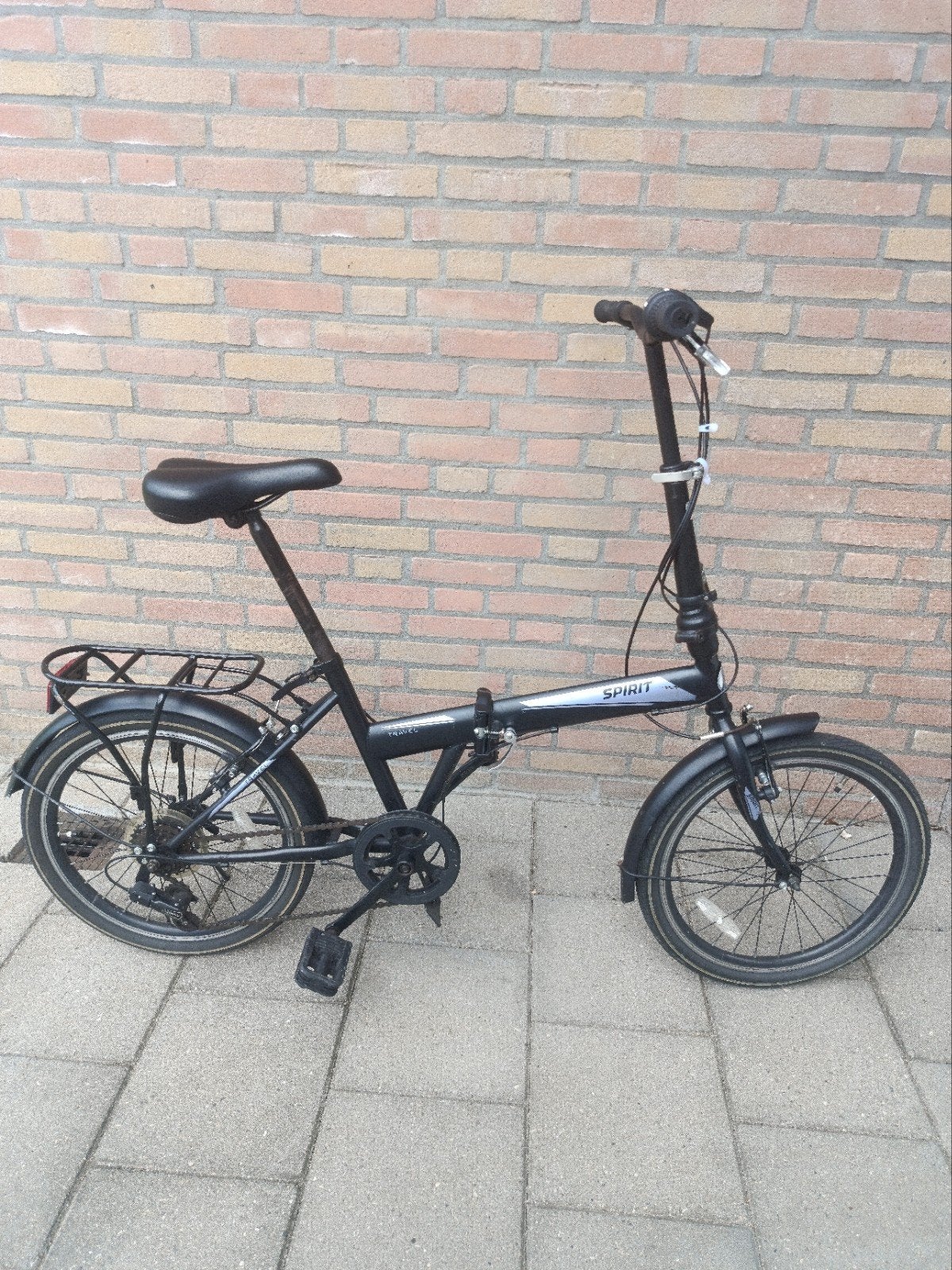 Spirit Travel Folding Bike – 20" Wheels, 6-Speed Shimano, 20 inch of meer, Gebruikt, Velgrem, Versnellingen