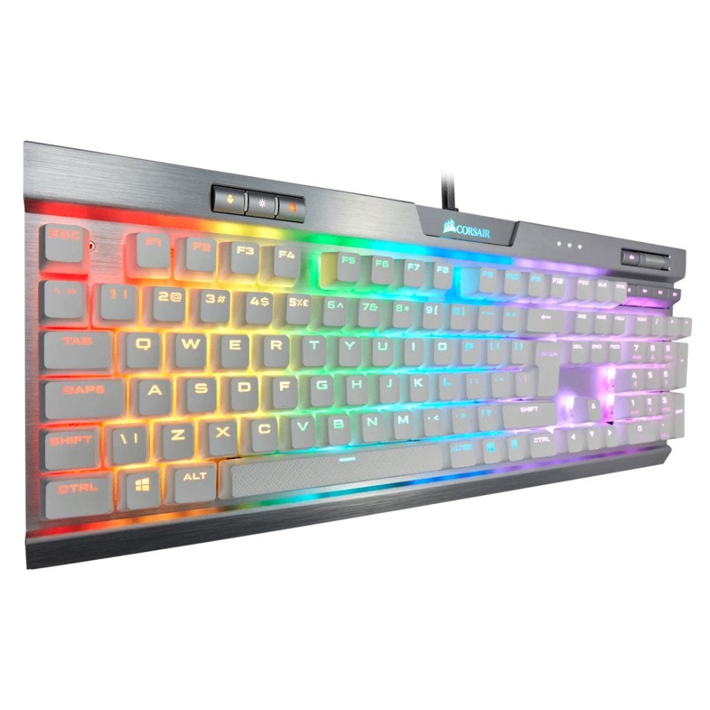 Corsair K70 RGB MK.2 SE UK MX Speed Wit Aluminium Nieuw, Nieuw, Ophalen of Verzenden, Qwerty, Gaming toetsenbord