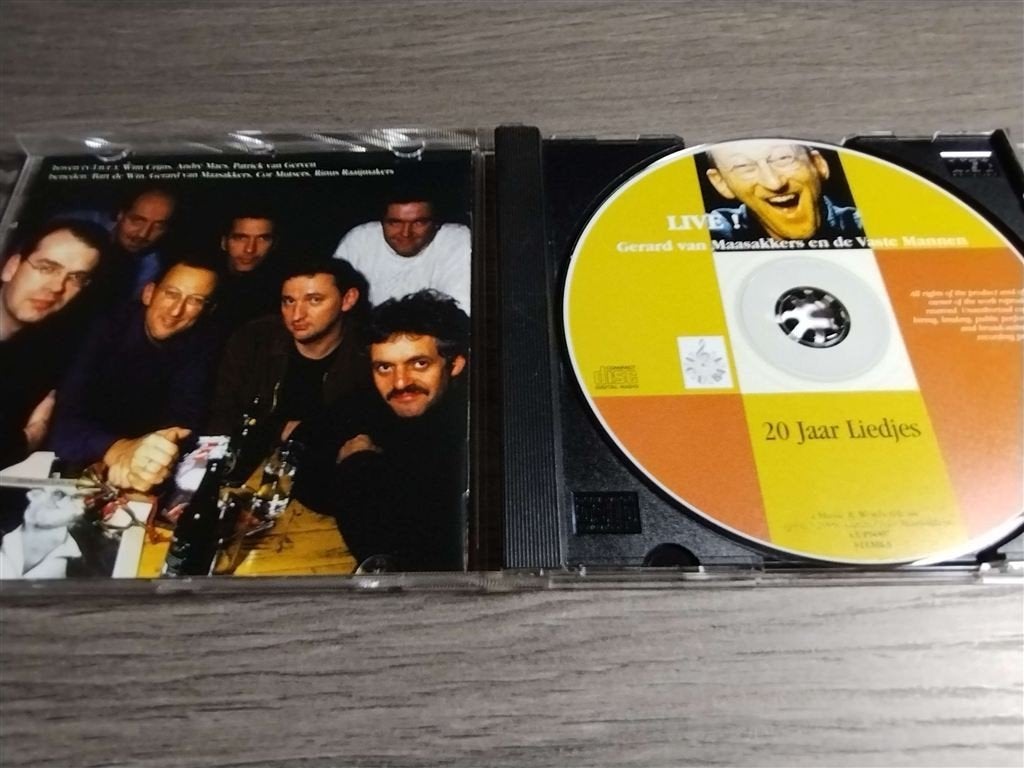 Gerard van Maasakkers En De Vaste Mannen ‎– 20 Jaar Liedjes, Ophalen of Verzenden, Zo goed als nieuw, Levenslied of Smartlap