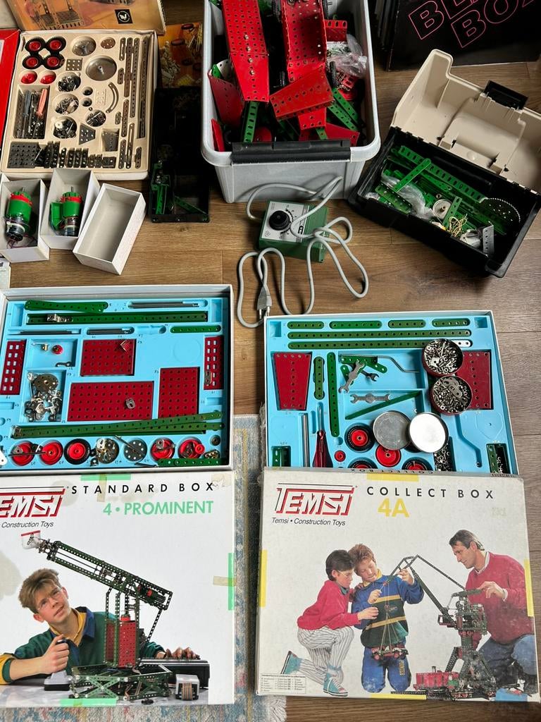 Partij Meccano, Temsi, Merkur, Construction, Ophalen of Verzenden, Zo goed als nieuw