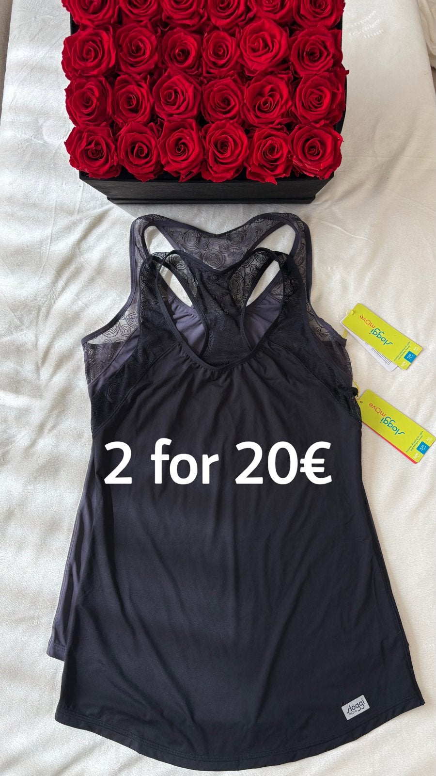 2x Sloggi sporttopjes maat S