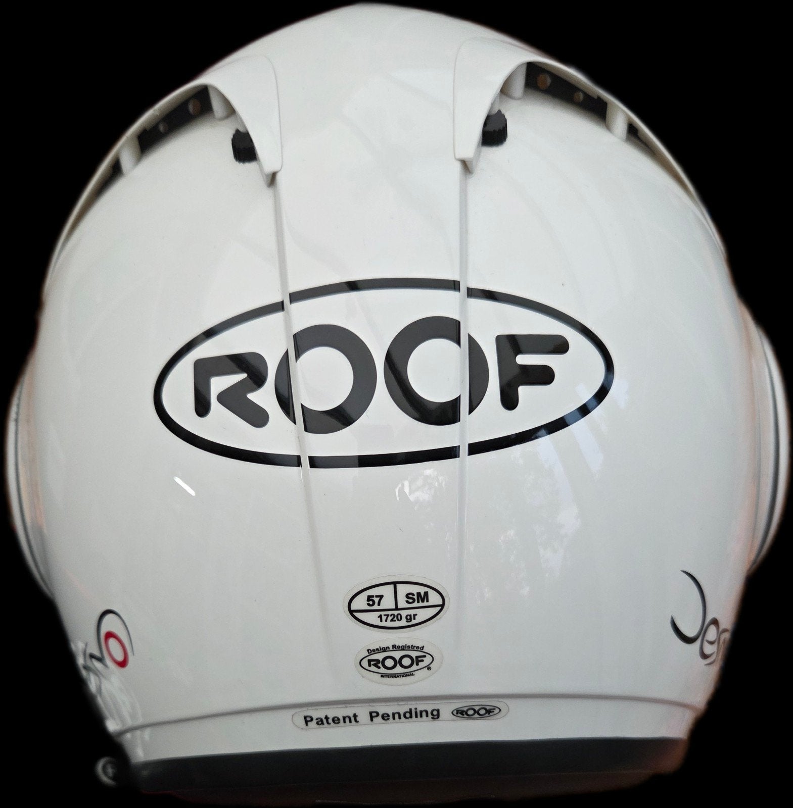 Witte Roof Desmo helm Maat SM (57) - Stijlvol en Veilig, Ophalen of Verzenden
