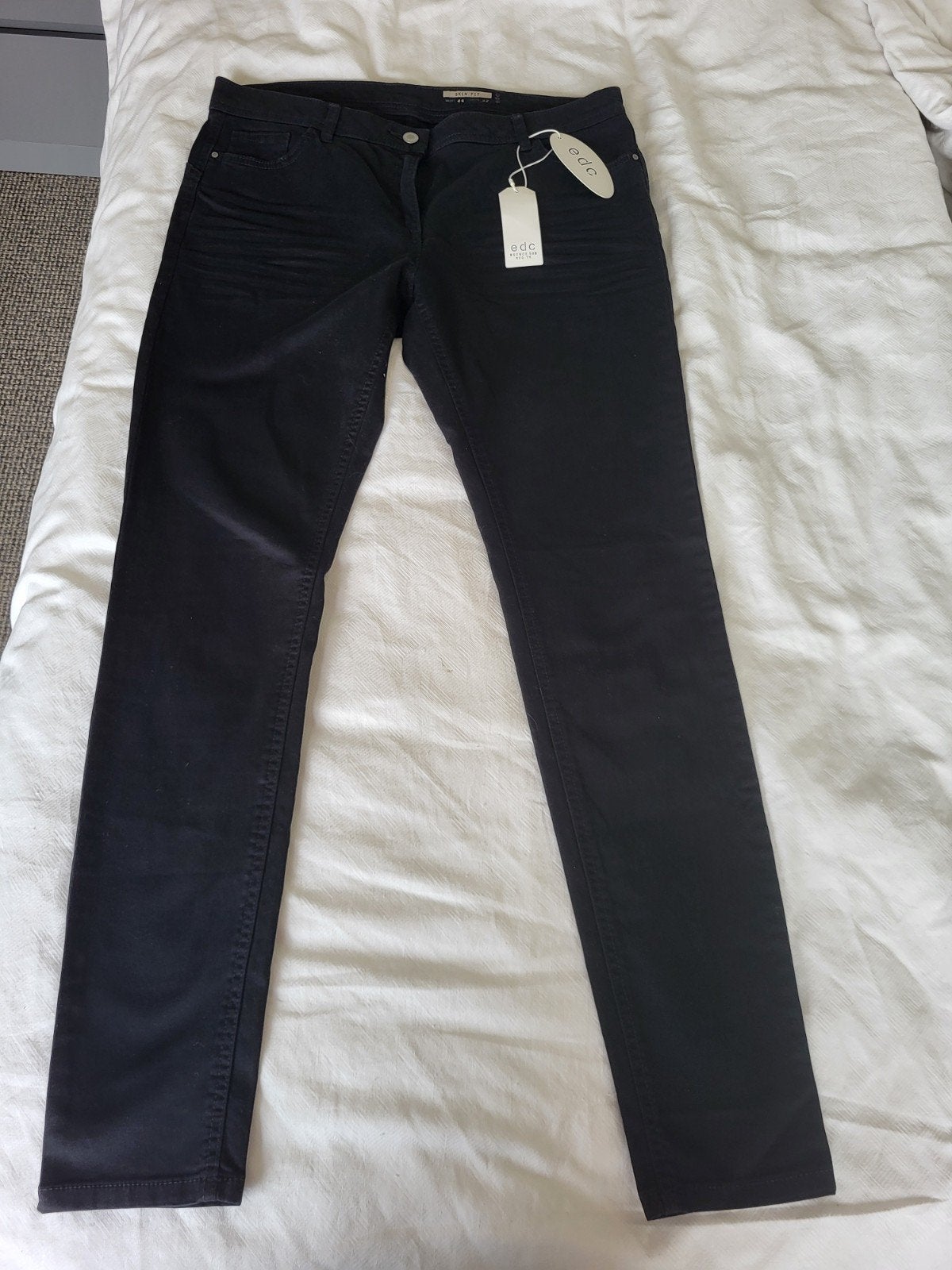 Nieuwe EDC zwarte skinny jeans, maat 44/32, Zwart, Maat 42/44 (L), Nieuw, Ophalen of Verzenden