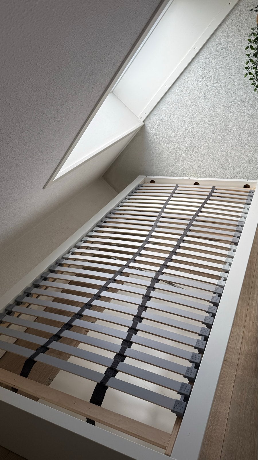IKEA Malm bedframe met lattenbodem, Ophalen, Gebruikt, 90 cm, Eenpersoons