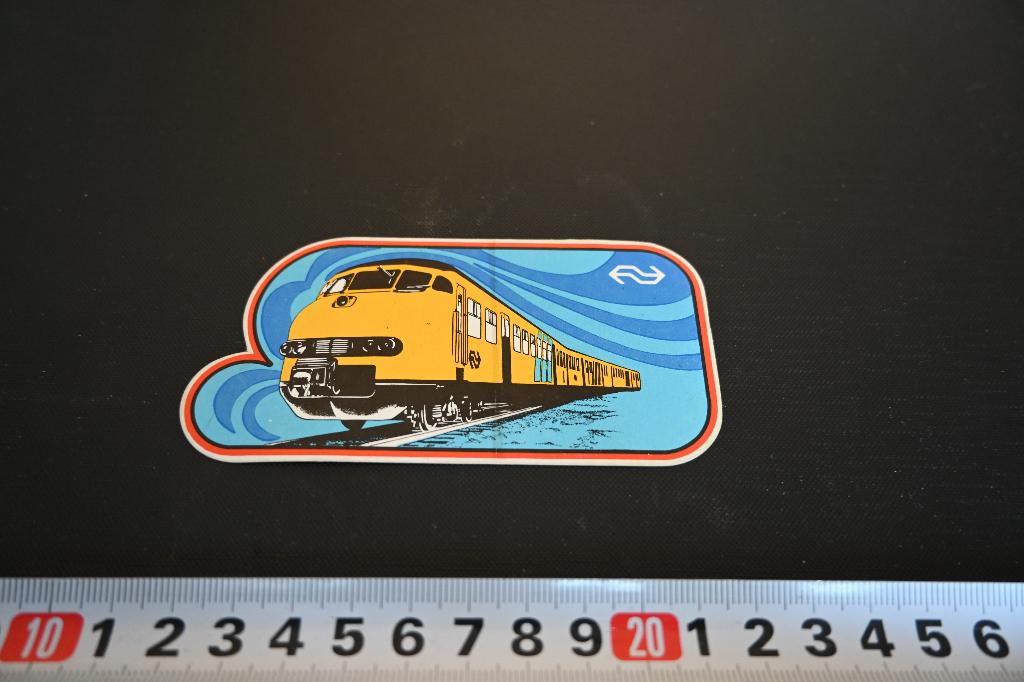 sticker NS Nederlandse Spoorwegen trein intercity, Ophalen, Zo goed als nieuw