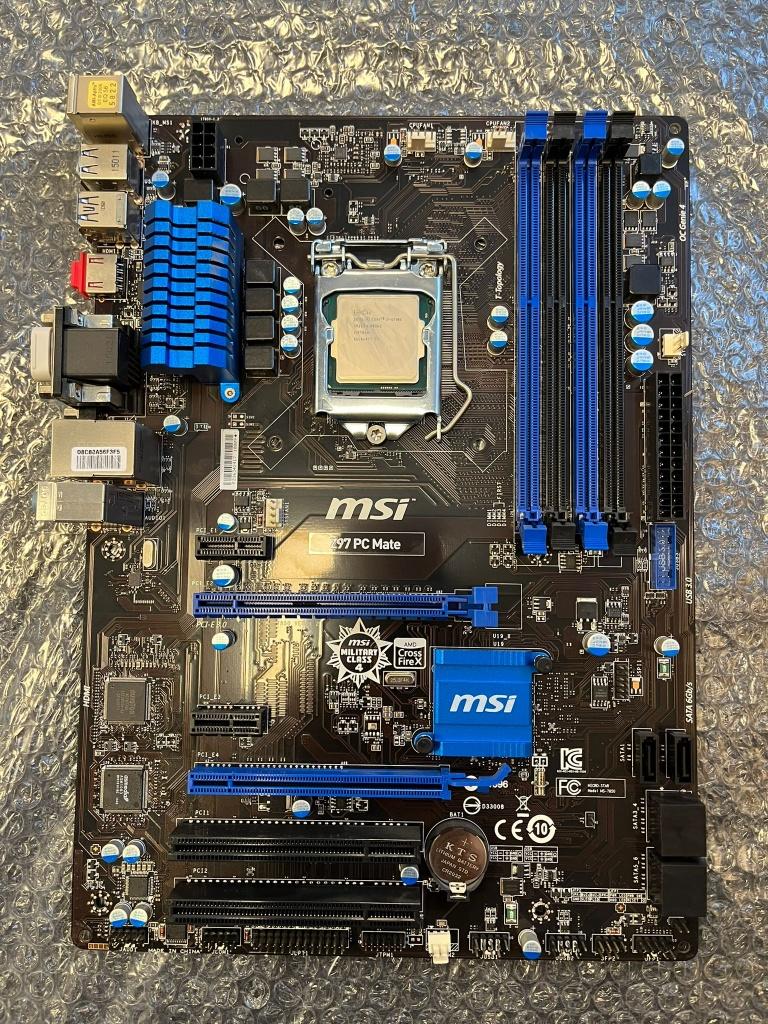 MSI Z97 PC Mate Moederbord, Computers en Software, Moederborden, Ophalen, Gebruikt, DDR3, LGA 1150