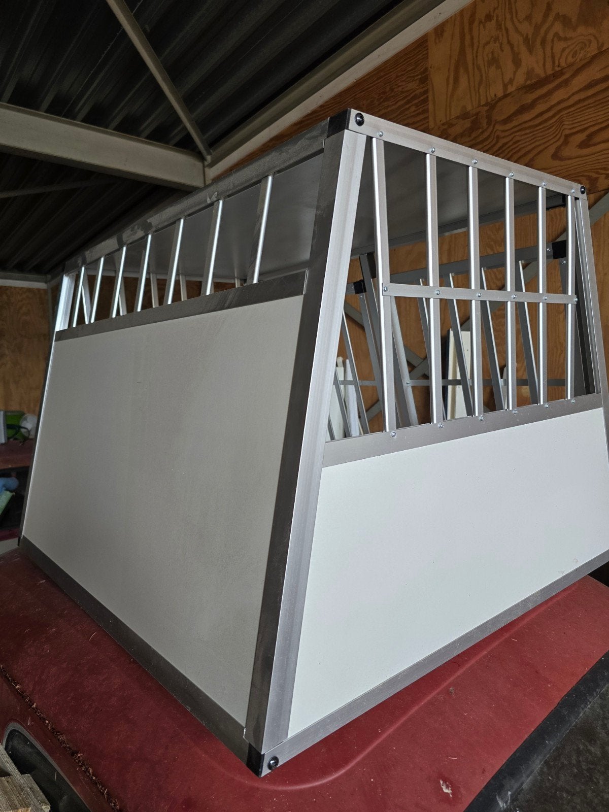 aluminium hondenbench voor twee honden, Ophalen of Verzenden