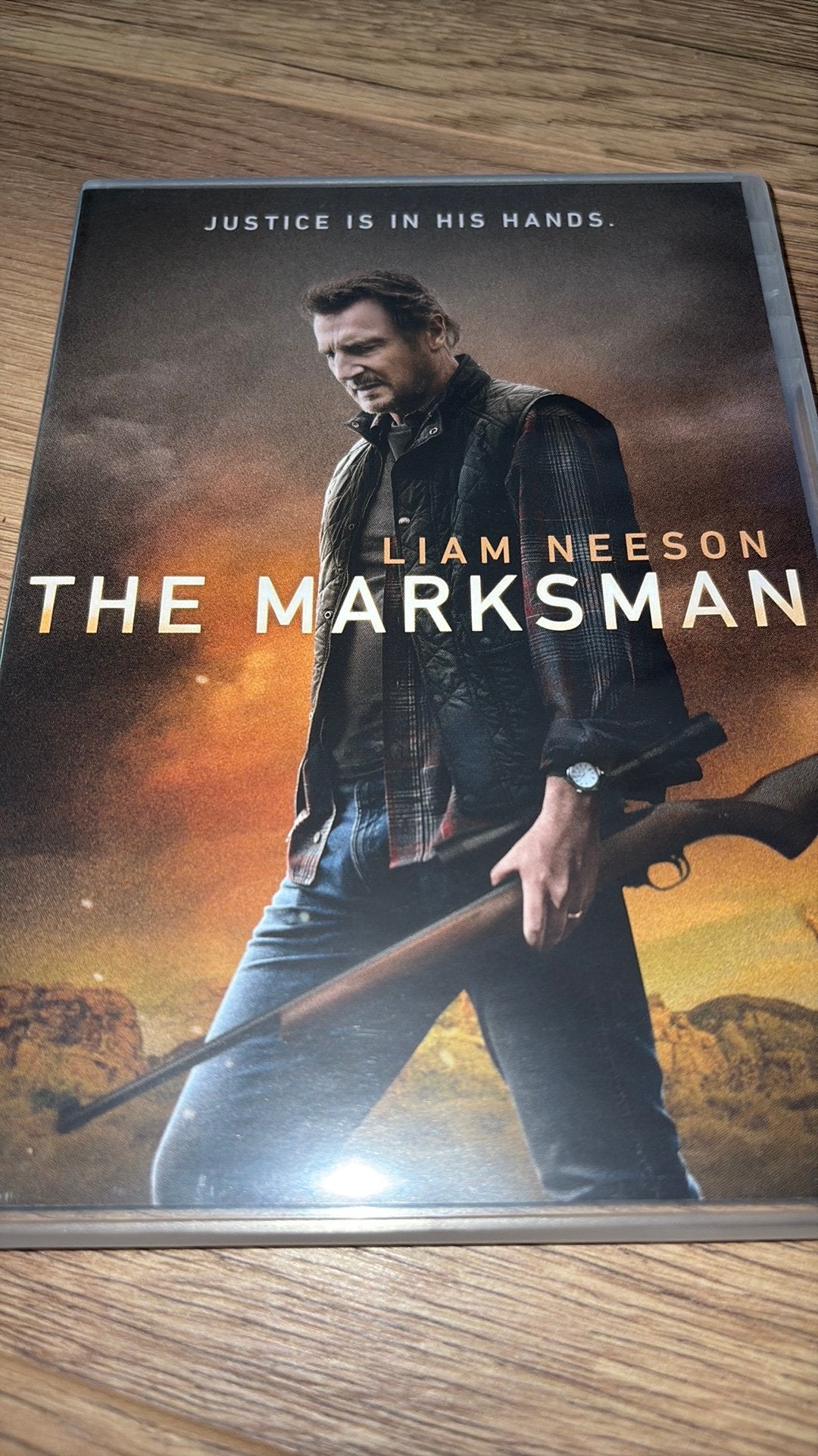 The Marksman met Liam Neeson., Vanaf 16 jaar, Ophalen of Verzenden, Zo goed als nieuw, Actiethriller