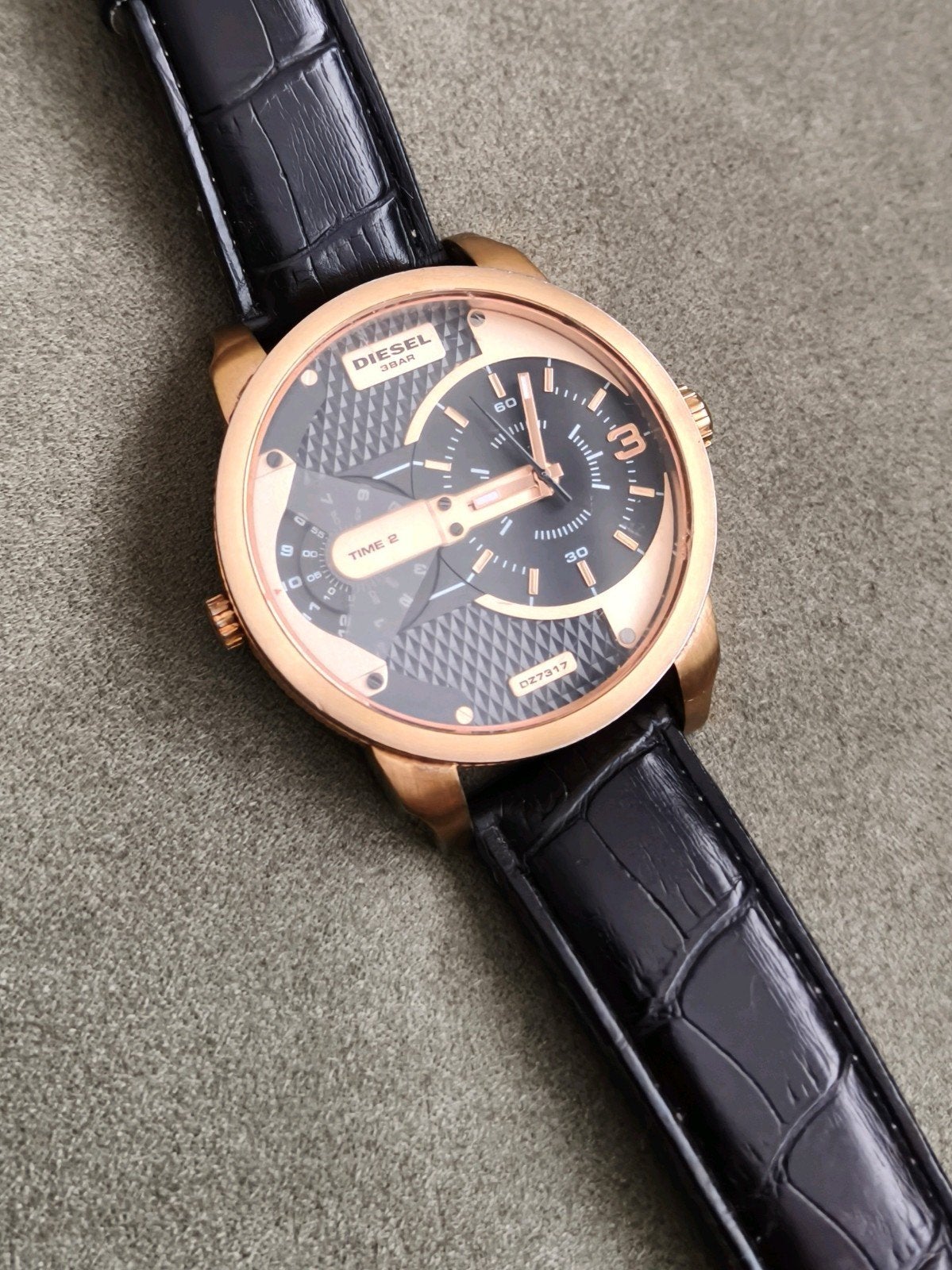 Diesel horloge, Ophalen of Verzenden, Gebruikt, Zwart, Android