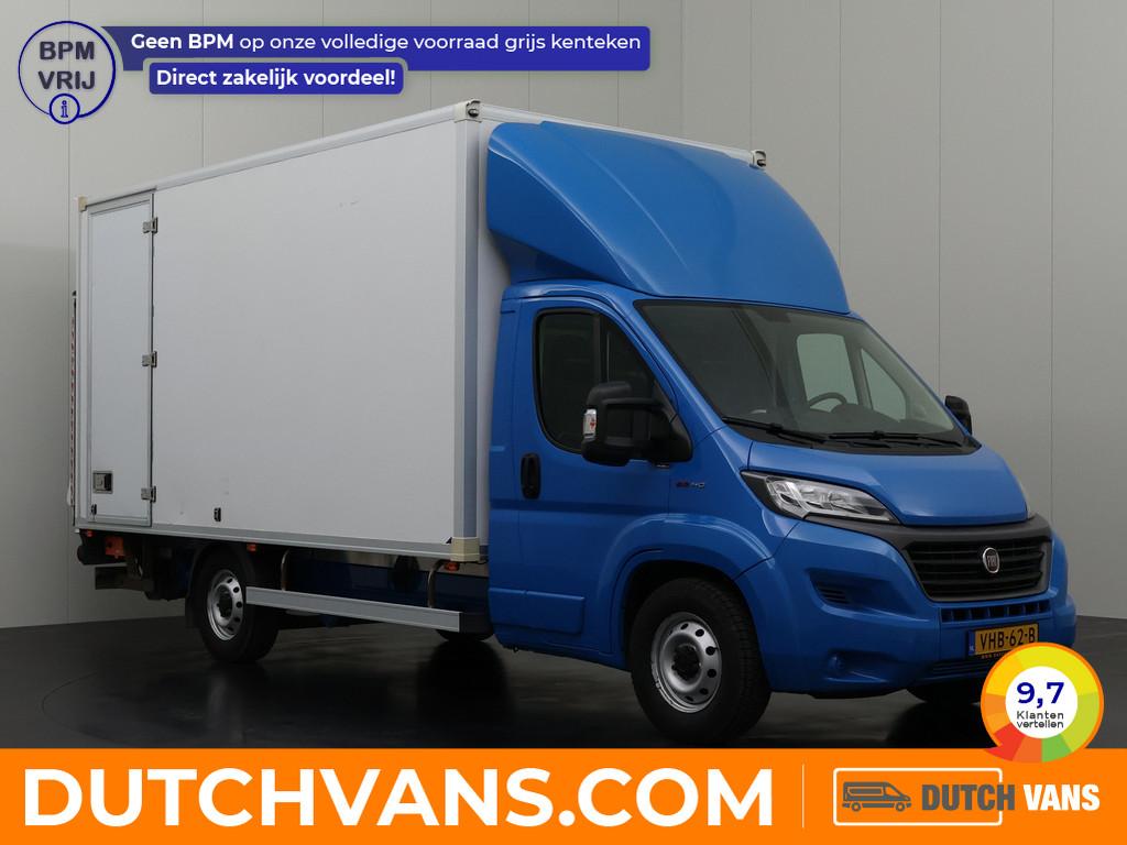 Fiat Ducato 140PK Automaat Bakwagen+Laadklep | Trekhaak 3000, Auto's, Bestelauto's, Stof, Gebruikt, Euro 6, Blauw