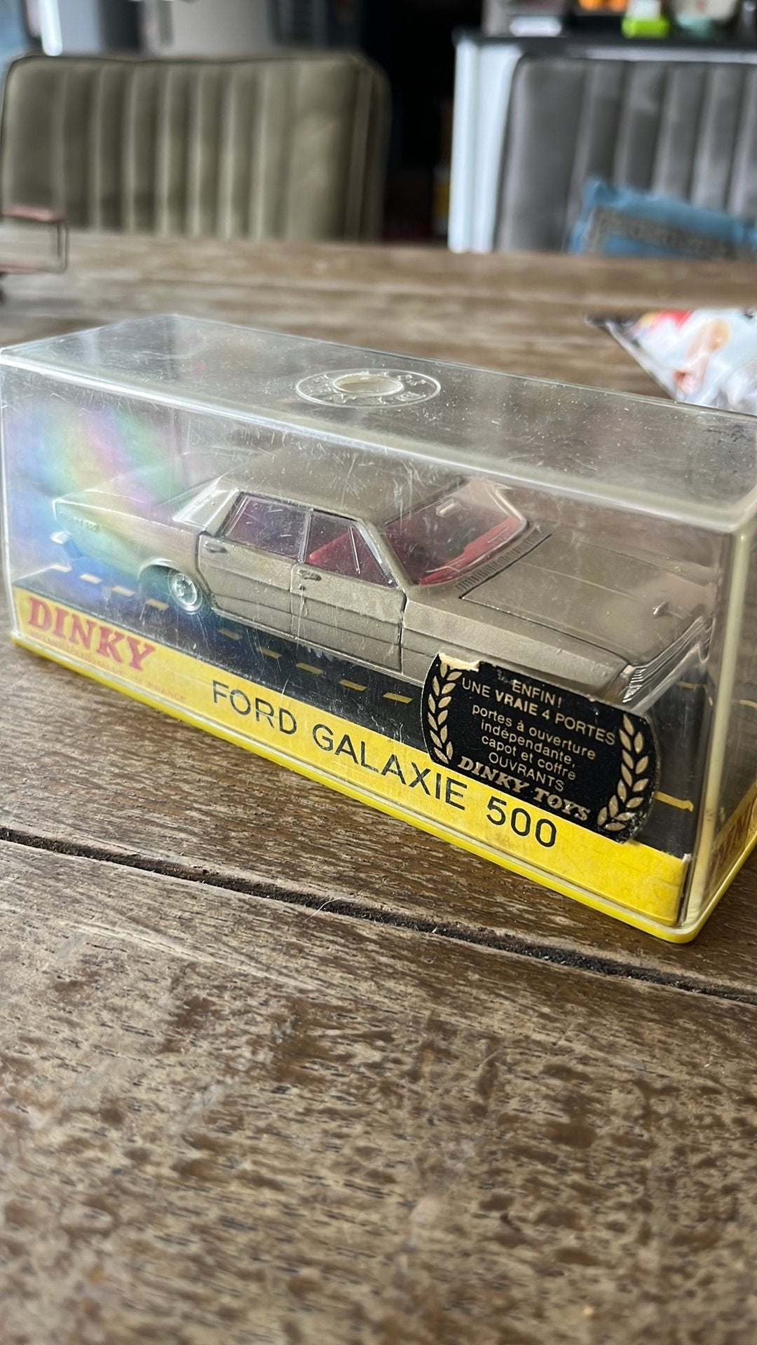 Dinky Toys made in France Ford Galaxie 500 zgan in ovp, Ophalen of Verzenden, Zo goed als nieuw, Auto, Dinky Toys