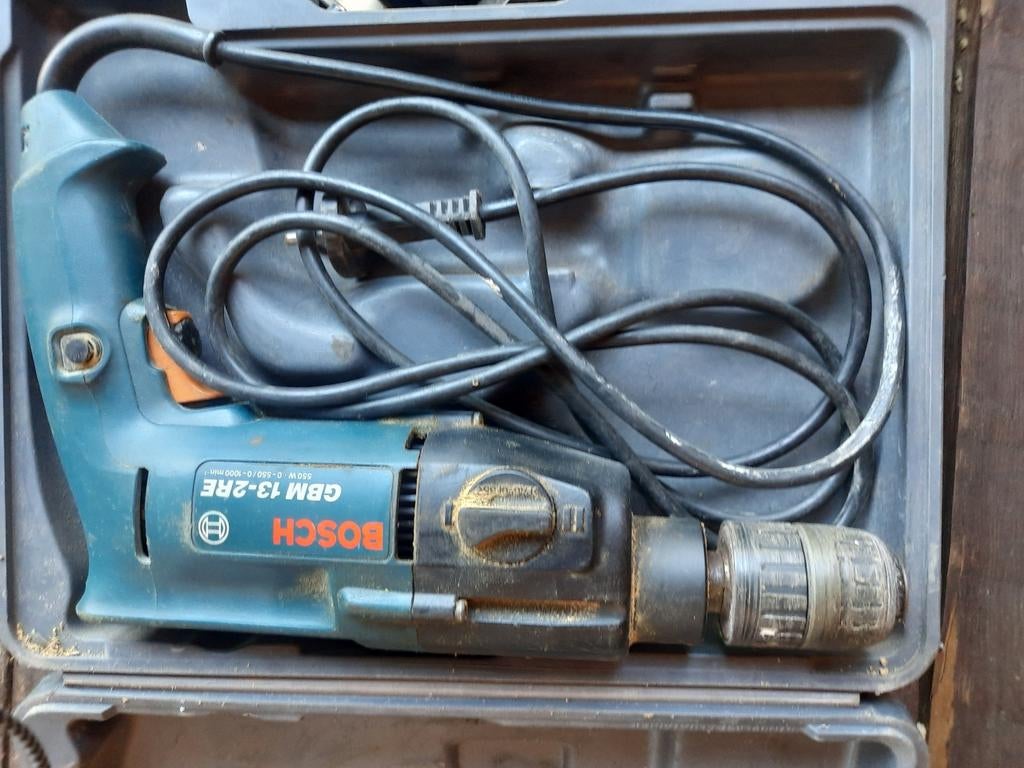 Bosch Boormachine en Klopboormachine GBM 13-2RE, Boormachine, Ophalen of Verzenden, Variabele snelheid, Gebruikt