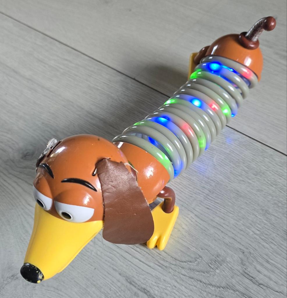 Slinky Dog Toy Story met lichtjes, Ophalen of Verzenden, Gebruikt, Jongen of Meisje