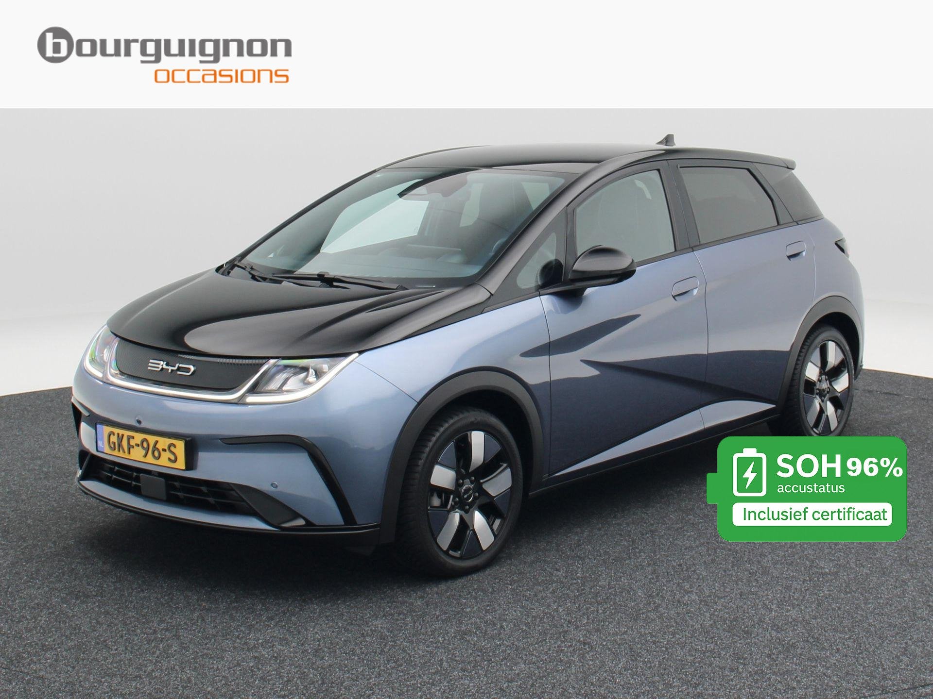 BYD DOLPHIN Design 60.4 kWh 204 Pk | Stoelverwarming | 360 C, Auto's, Gebruikt, Automatische klimaatregeling, Origineel Nederlands
