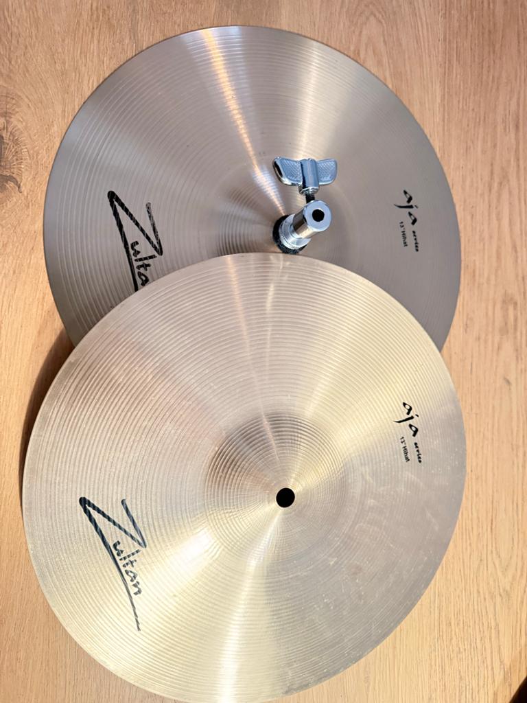 Zo goed als nieuwe Zultan Aja 13" Hi-Hat bekkens, Muziek en Instrumenten, Ophalen of Verzenden, Zo goed als nieuw, Overige merken
